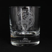 Glasses, Tumbler, Clan Crest, Engraved, Clan Lindsay